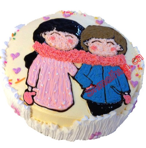 蛋糕礼篮|生日蛋糕鲜花-最爱您-点击浏览商品大图