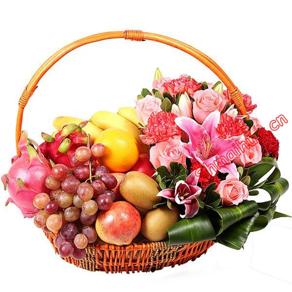蛋糕礼篮|水果篮鲜花-美丽的祝福-点击浏览商品大图